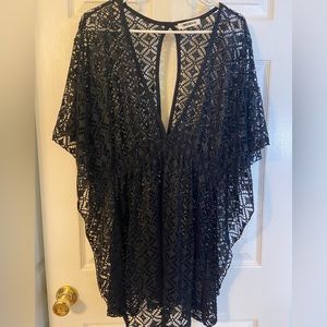 Swimming suit cover up   Black size XL. New without tags